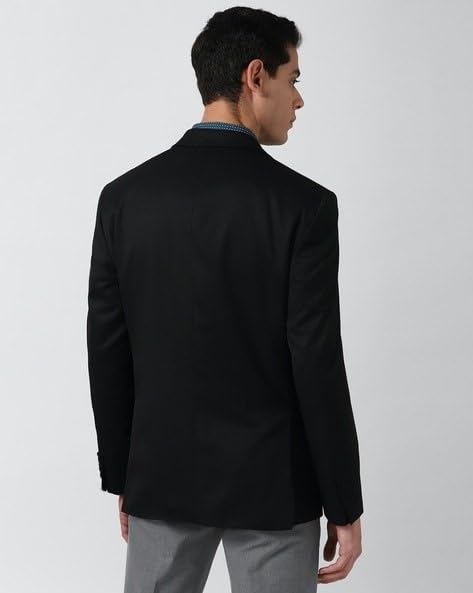 Firm Stylish Black Advocate Blazer for Men - Image 3