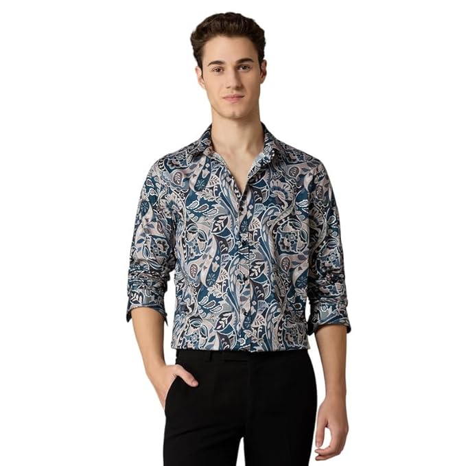 Men's Slim Fit Cotton Formal Shirt