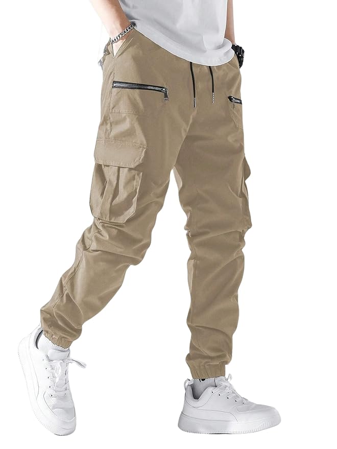 Men's Regular Fit Low Rise Cargo