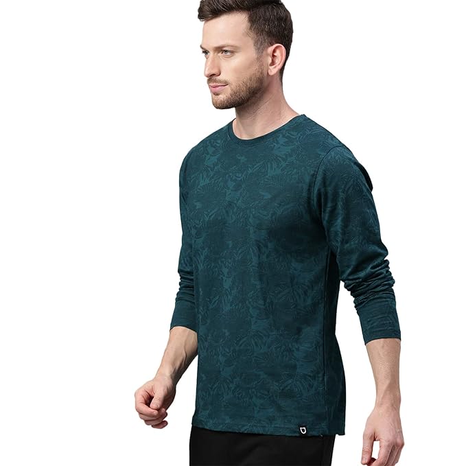 Full Sleeve Slim Fit Cotton T-Shirt - Image 3