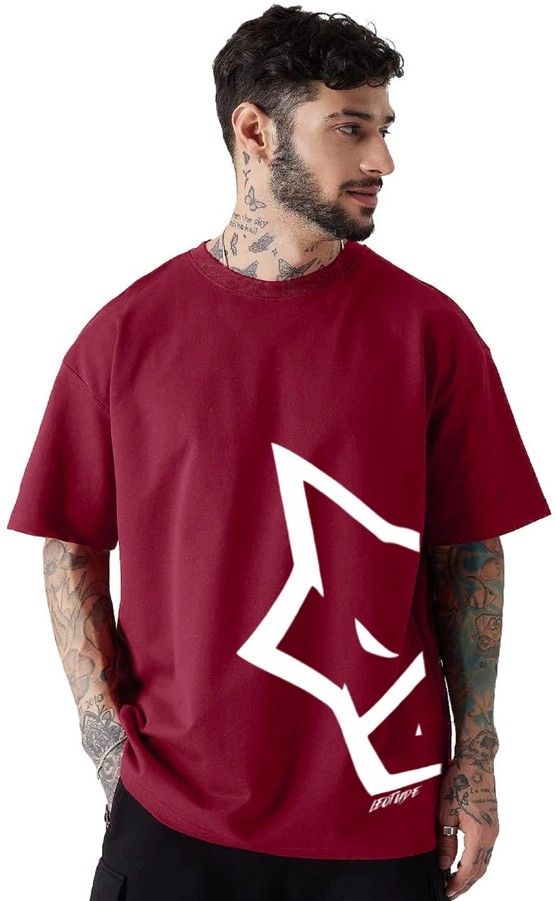 Men Half Sleeve Oversized Tshirt - Image 5