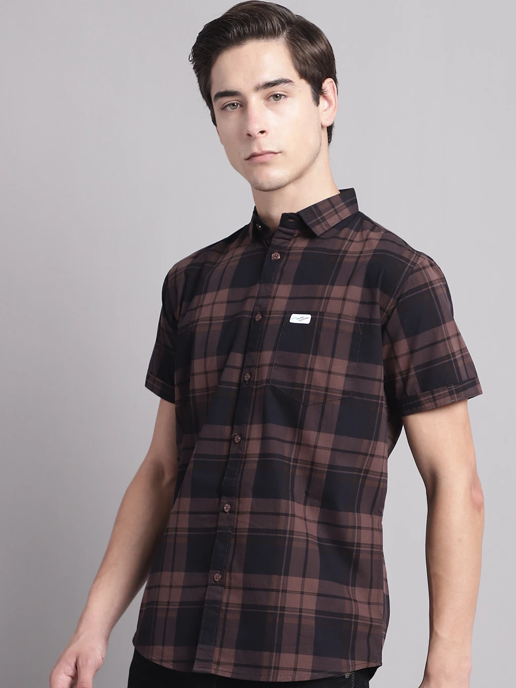 Half Sleeve Slim Fit Casual Shirt - Image 2