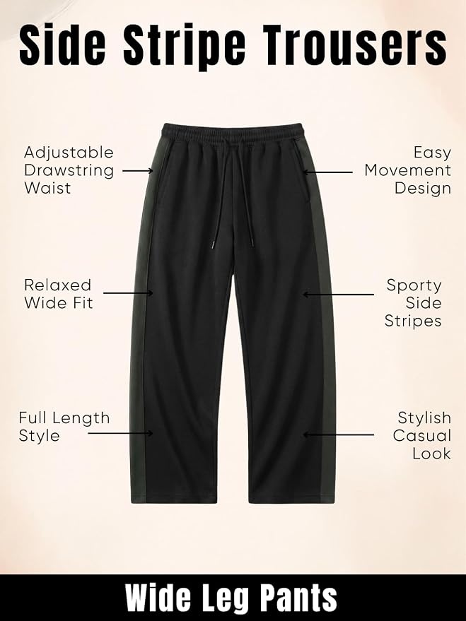 GRECIILOOKS Men's Loose Mid Rise Casual Trousers Pants | Regular | Sports Stylish Track Pant | Sweatpants (Available in Plus Size) - Image 3