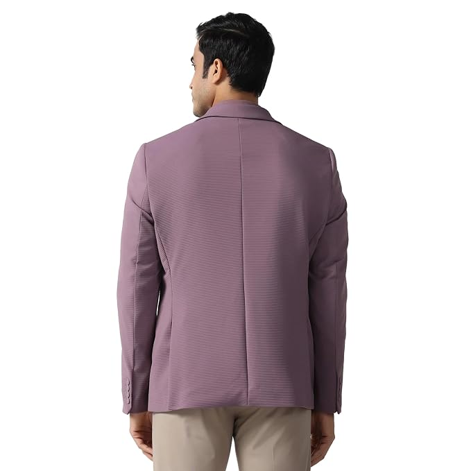 Blackberrys Men's Slim Fit Textured Formal Blazer - Image 5